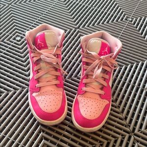 Nike Kids Sneakers - Pink and White